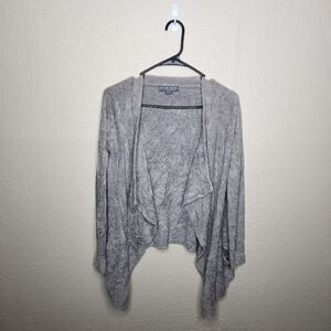 Barefoot Dreams CozyChic Ultra Lite Hi-Lo Cardigan Sweater Women's XS/S Gray
